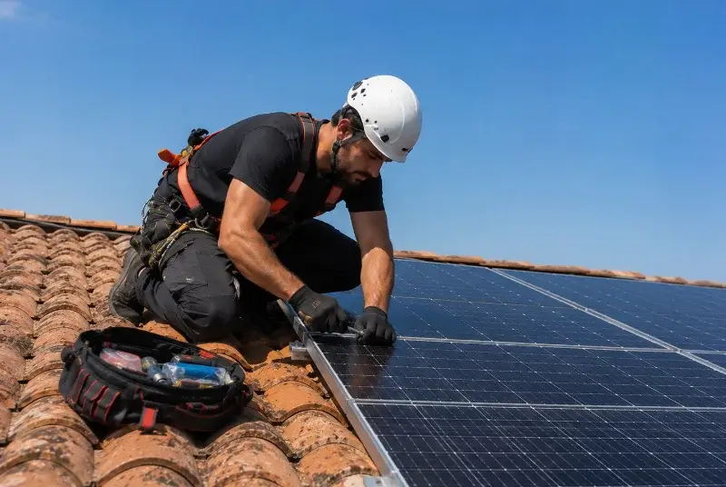 Maintenance et monitoring de panneaux solaires à Saint-Laurent-Médoc