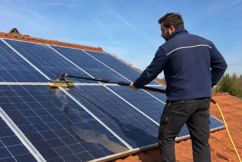 Nettoyage et entretien de panneaux solaires à Saint-Laurent-Médoc